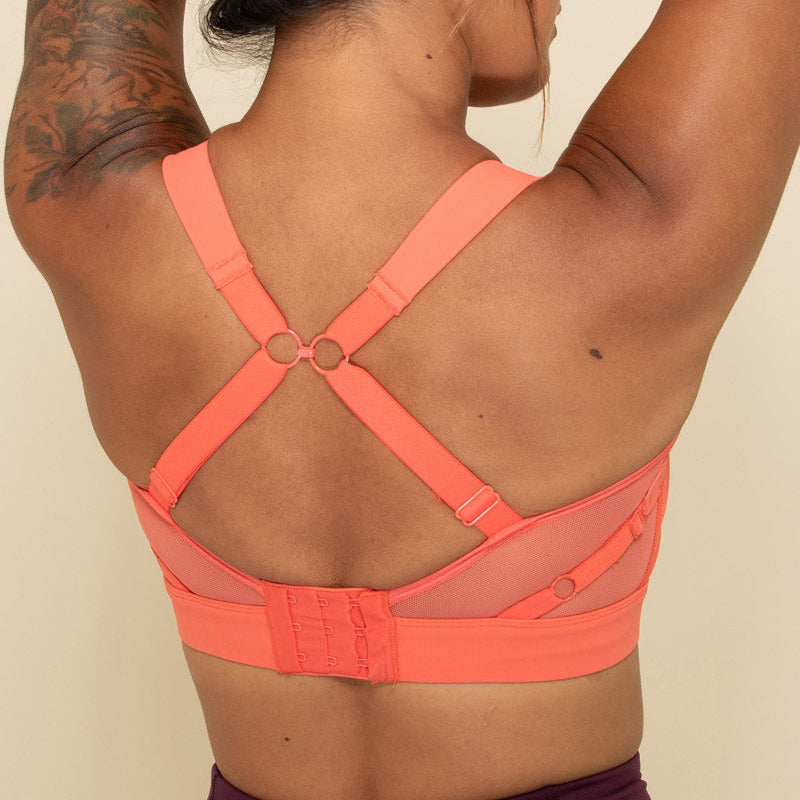 Maaree Solidarity sports bra coral