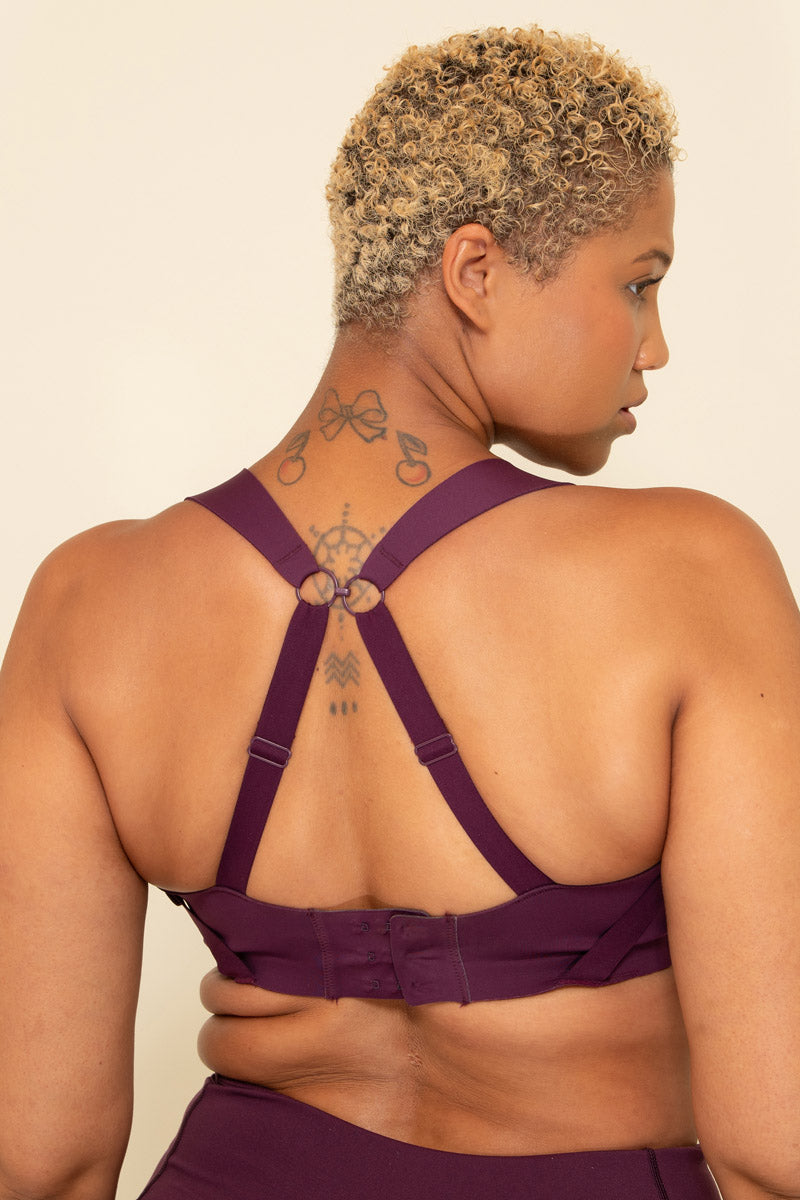 Maaree Battle Encapsulation sports bra plum