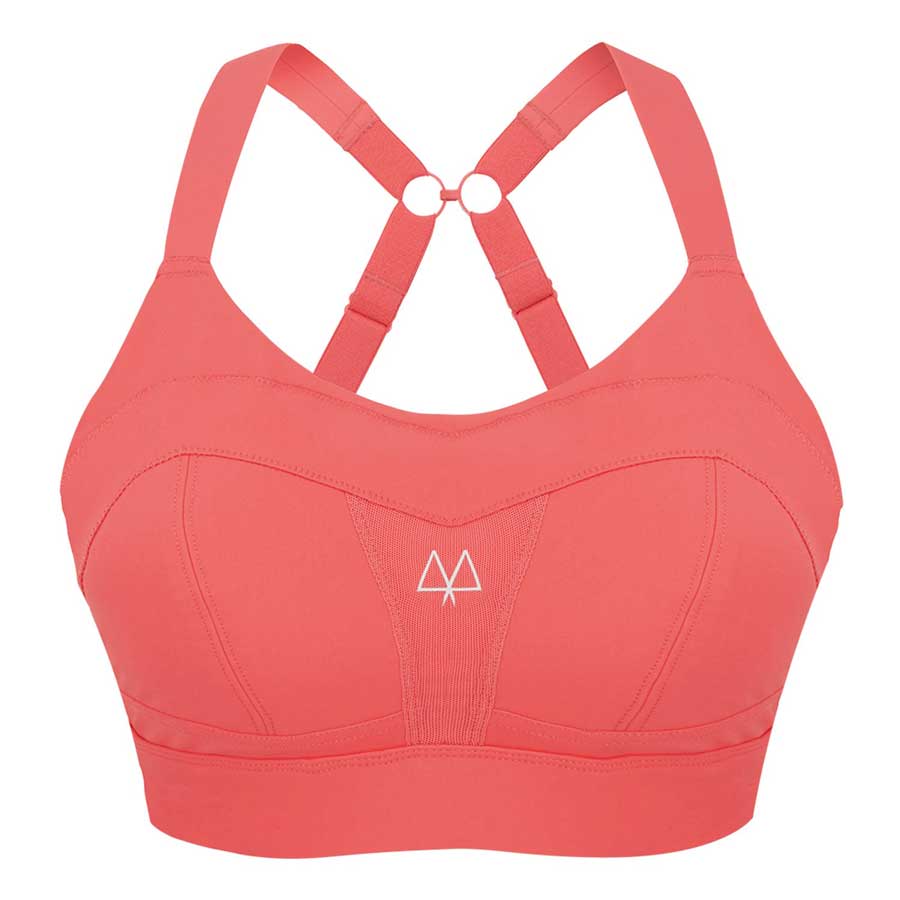 Coral High Impact Sports Bra best for Running, Gym and Fitness Classes
