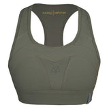 MAAREE and ashmei fern green sports bra for cycling